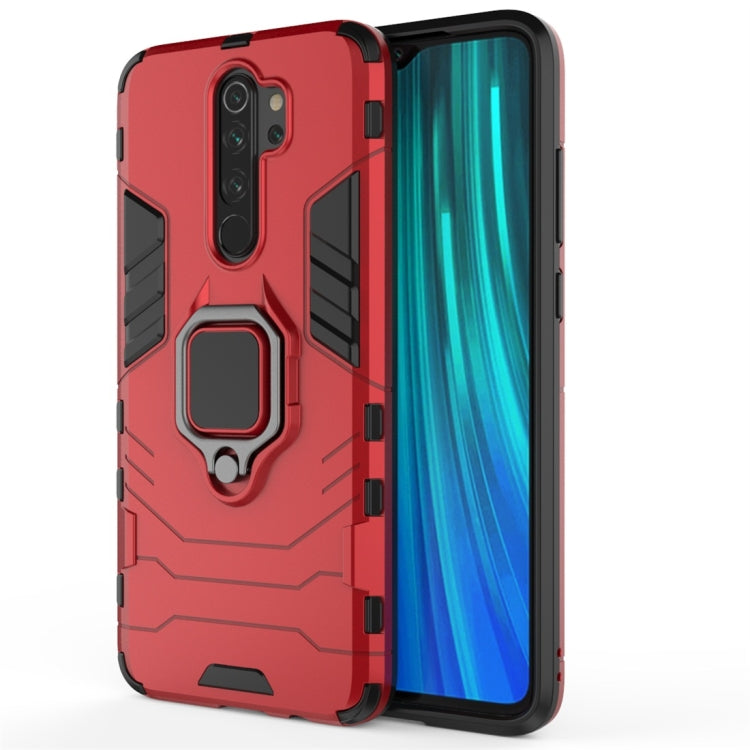 For Xiaomi Redmi Note 8 Pro Panther PC + TPU Shockproof Protective Case(Red) - Xiaomi Cases by buy2fix | Online Shopping UK | buy2fix