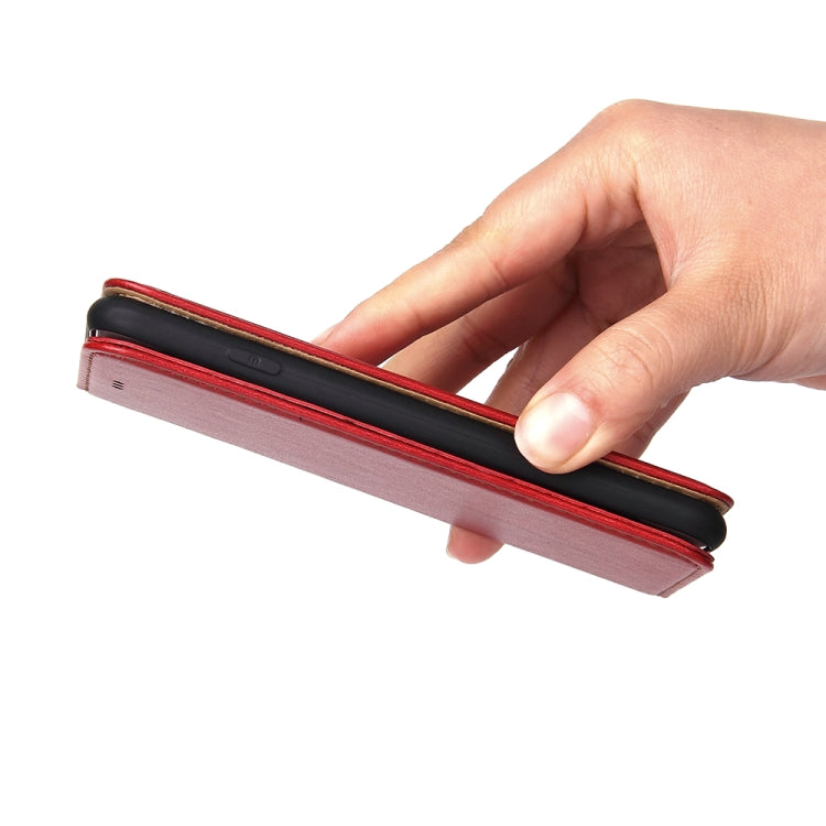 For iPhone SE 2022 / SE 2020 / 8 / 7 Fierre Shann PU Genuine Leather Texture Horizontal Flip Leather Case with Holder & Card Slots & Wallet(Red) - iPhone SE 2022 / 2020 / 8 / 7 Cases by FIERRE SHANN | Online Shopping UK | buy2fix