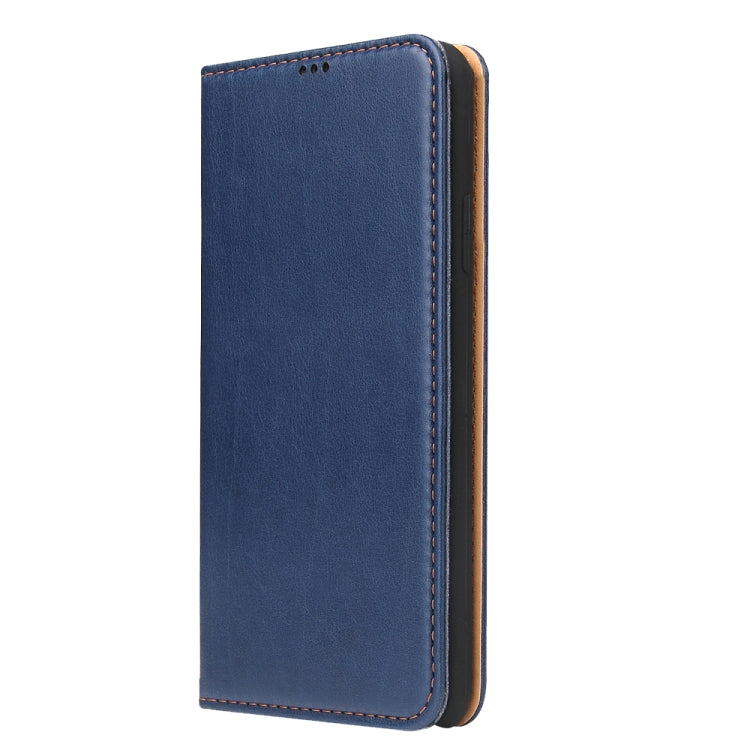 Fierre Shann PU Genuine Leather Texture Horizontal Flip Leather Case with Holder & Card Slots & Wallet For iPhone 11 Pro(Blue) - iPhone 11 Pro Cases by FIERRE SHANN | Online Shopping UK | buy2fix