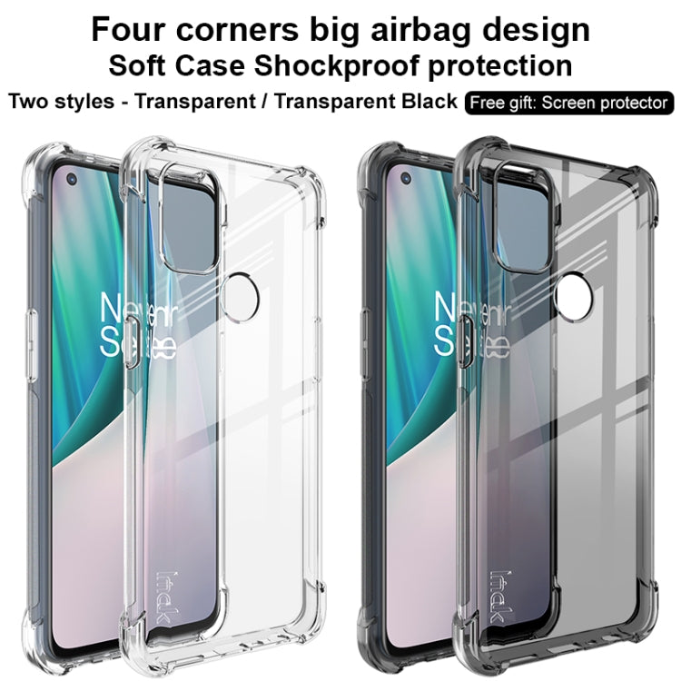 For OnePlus Nord N10 5G IMAK All-inclusive Shockproof Airbag TPU Case(Transparent) - OnePlus Cases by imak | Online Shopping UK | buy2fix