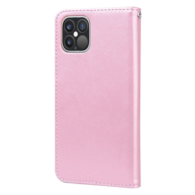 For iPhone 12 Pro Rose Embossed Horizontal Flip PU Leather Case with Holder & Card Slots & Wallet(Rose Red) - iPhone 12 / 12 Pro Cases by buy2fix | Online Shopping UK | buy2fix