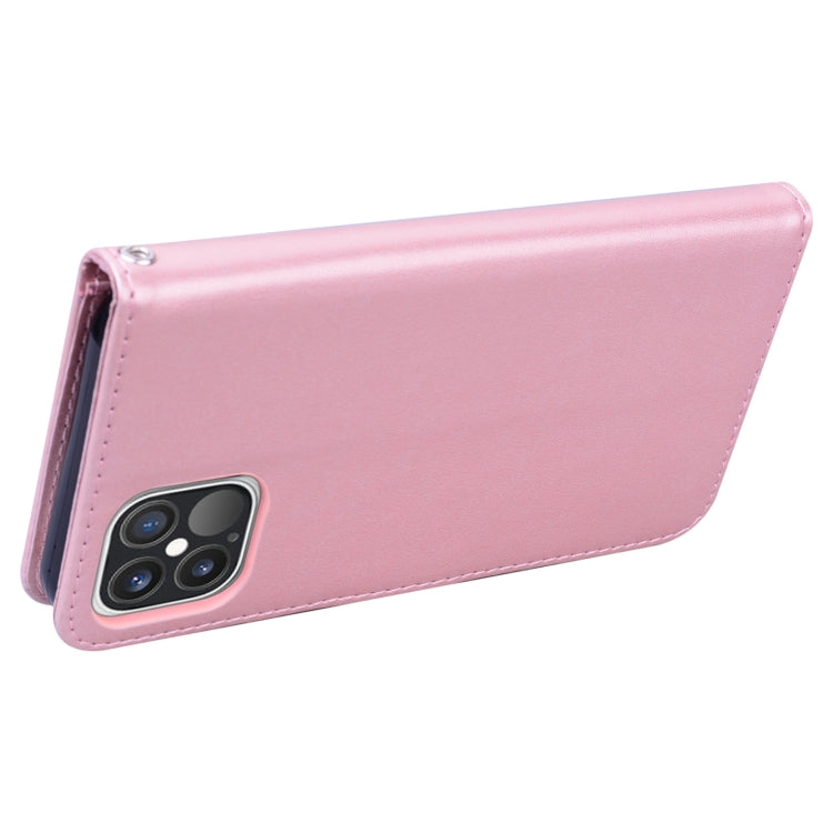 For iPhone 12 Pro Rose Embossed Horizontal Flip PU Leather Case with Holder & Card Slots & Wallet(Rose Red) - iPhone 12 / 12 Pro Cases by buy2fix | Online Shopping UK | buy2fix