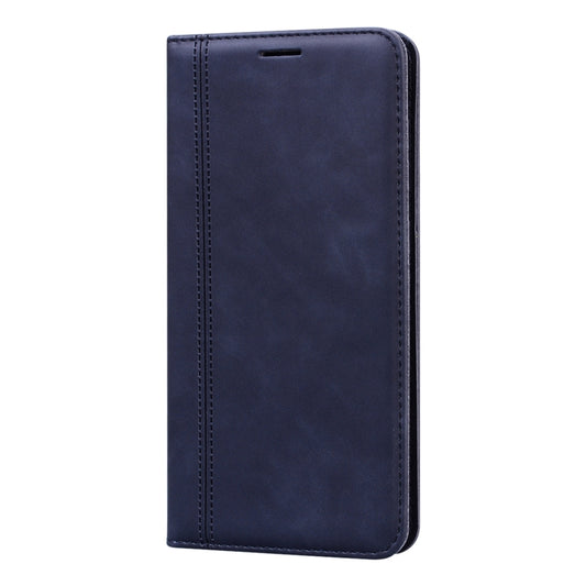 For Samsung Galaxy A21s Frosted Business Magnetic Horizontal Flip PU Leather Case with Holder & Card Slot & Lanyard(Black) by buy2fix