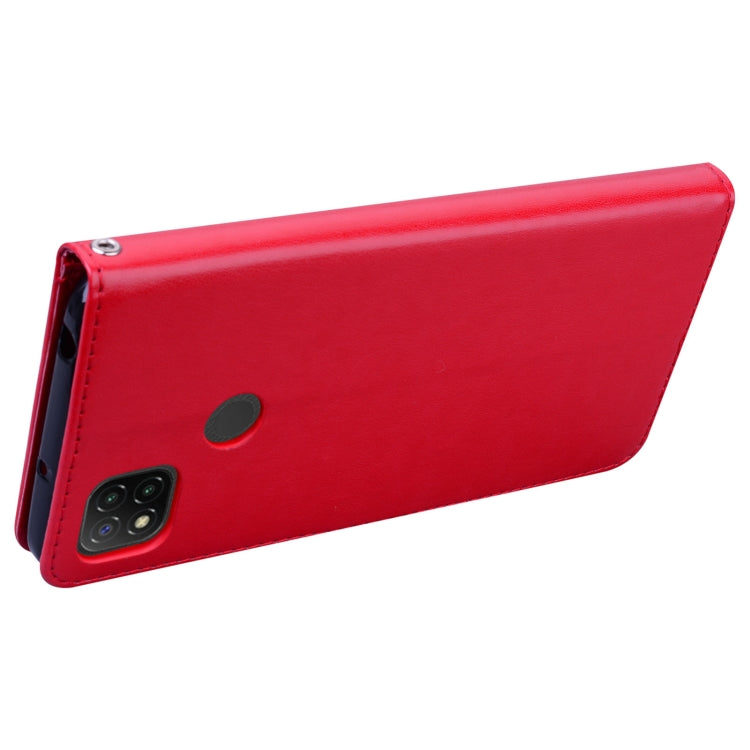 For Xiaomi Redmi 9C Rose Embossed Horizontal Flip PU Leather Case with Holder & Card Slots & Wallet(Red) - Xiaomi Cases by buy2fix | Online Shopping UK | buy2fix