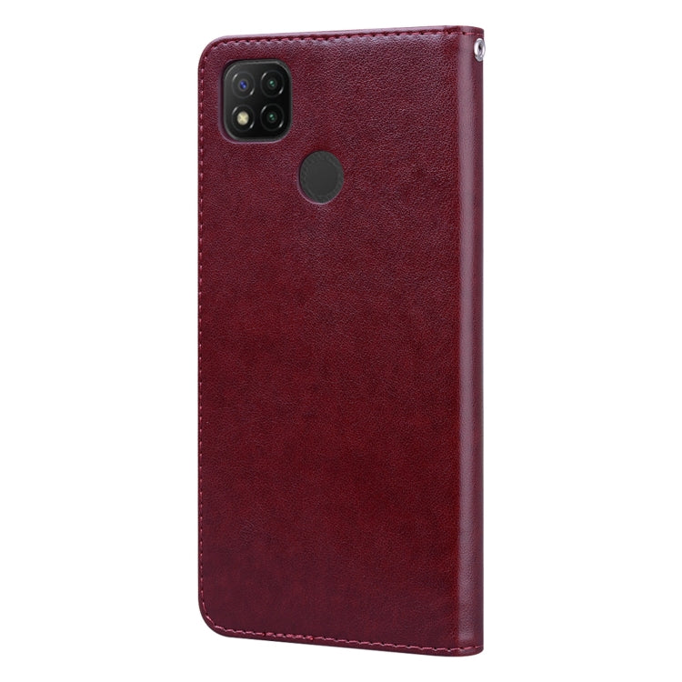 For Xiaomi Redmi 9C Rose Embossed Horizontal Flip PU Leather Case with Holder & Card Slots & Wallet(Brown) - Xiaomi Cases by buy2fix | Online Shopping UK | buy2fix