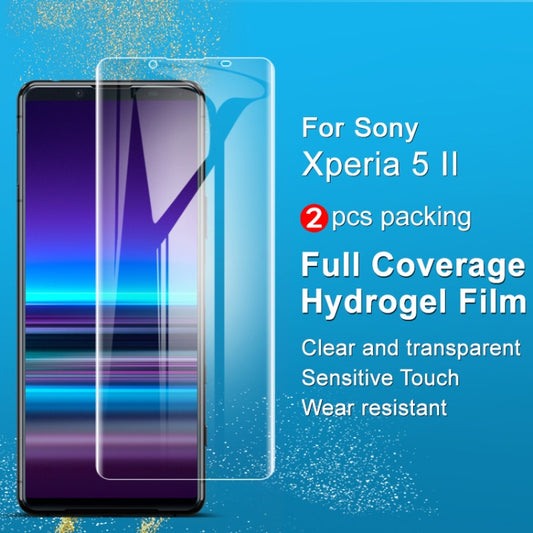 For Sony Xperia 5 II 2 PCS IMAK Hydrogel Film III Full Coverage Screen Protector by imak