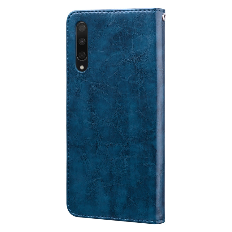 For Huawei Honor 9X / 9X Pro / Y9s / P Smart Pro 2019 Business Style Oil Wax Texture Horizontal Flip Leather Case with Holder & Card Slots & Wallet(Blue) - Honor Cases by buy2fix | Online Shopping UK | buy2fix