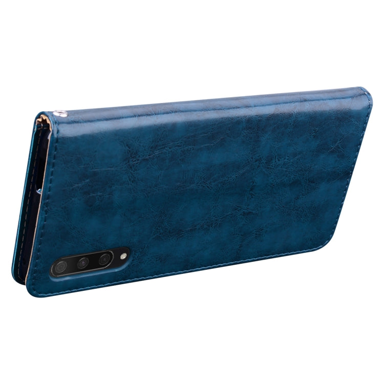 For Huawei Honor 9X / 9X Pro / Y9s / P Smart Pro 2019 Business Style Oil Wax Texture Horizontal Flip Leather Case with Holder & Card Slots & Wallet(Blue) - Honor Cases by buy2fix | Online Shopping UK | buy2fix
