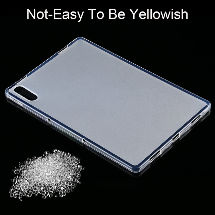 For Lenovo Tab P11 Pro (TB-XJ706F) 0.75mm Ultra-thin Outside Glossy Inside Frosted TPU Protective Case by buy2fix