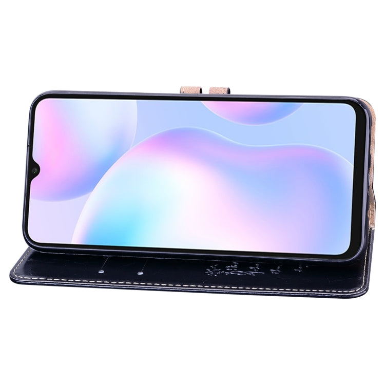 For Xiaomi Redmi 9A Business Style Oil Wax Texture Horizontal Flip Leather Case, with Holder & Card Slots & Wallet(Black) - Xiaomi Cases by buy2fix | Online Shopping UK | buy2fix