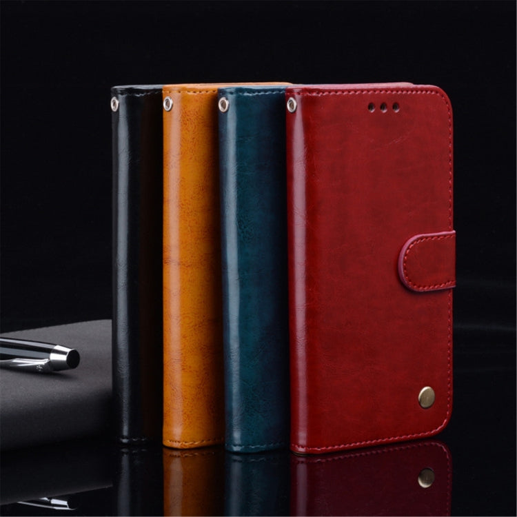 For Xiaomi Redmi 9C Business Style Oil Wax Texture Horizontal Flip Leather Case, with Holder & Card Slots & Wallet(Black) by buy2fix