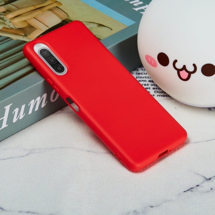 For Sony Xperia 5 II Pure Color Liquid Silicone Shockproof Full Coverage Case(Red) by buy2fix