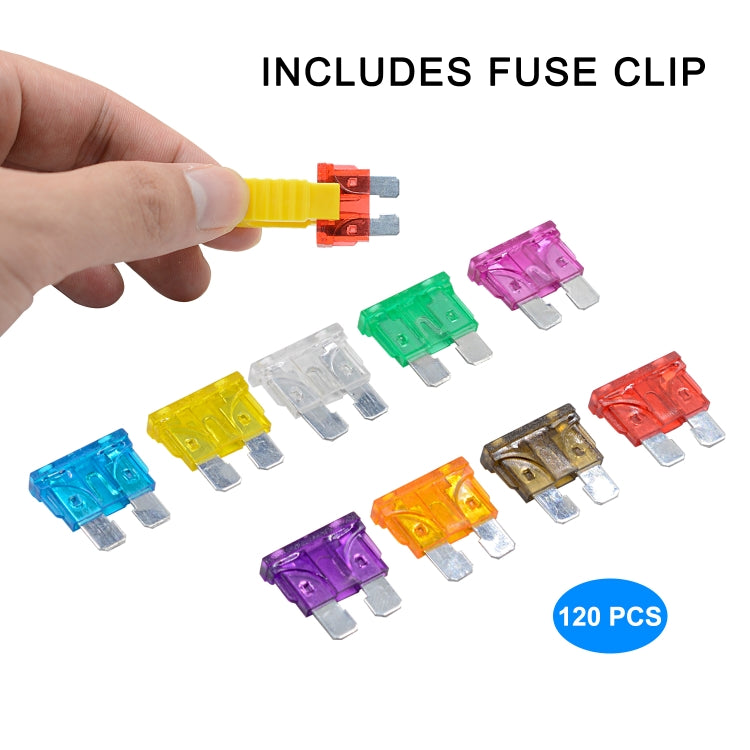 ZH-1094B1 120 PCS 2A-35A Car Fuse Set - Fuse by buy2fix | Online Shopping UK | buy2fix