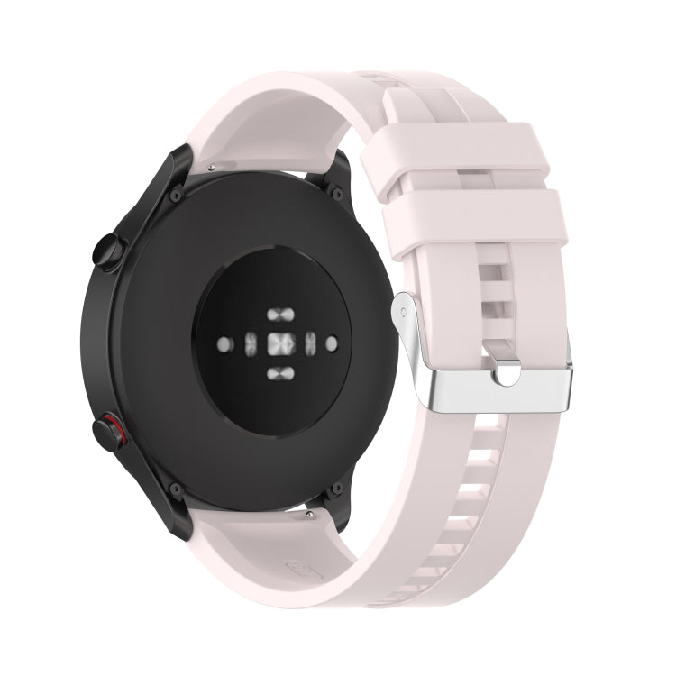 For Xiaomi Watch Color Sport Silicone Watch Band with Silver Steel Buckle(Quicksand Pink) - Watch Bands by buy2fix | Online Shopping UK | buy2fix