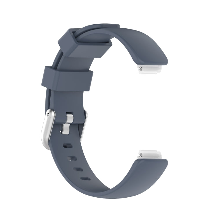 For Fitbit Inspire 2 TPE Watch Band, Size:S(Grey) - Watch Bands by buy2fix | Online Shopping UK | buy2fix
