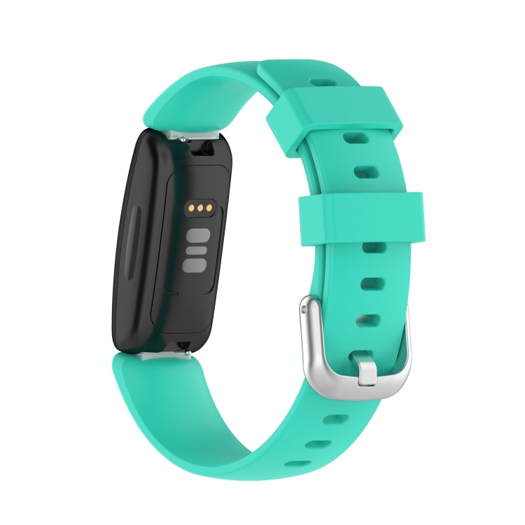 For Fitbit Inspire 2 TPE Watch Band, Size:S(Mint Green) - Watch Bands by buy2fix | Online Shopping UK | buy2fix