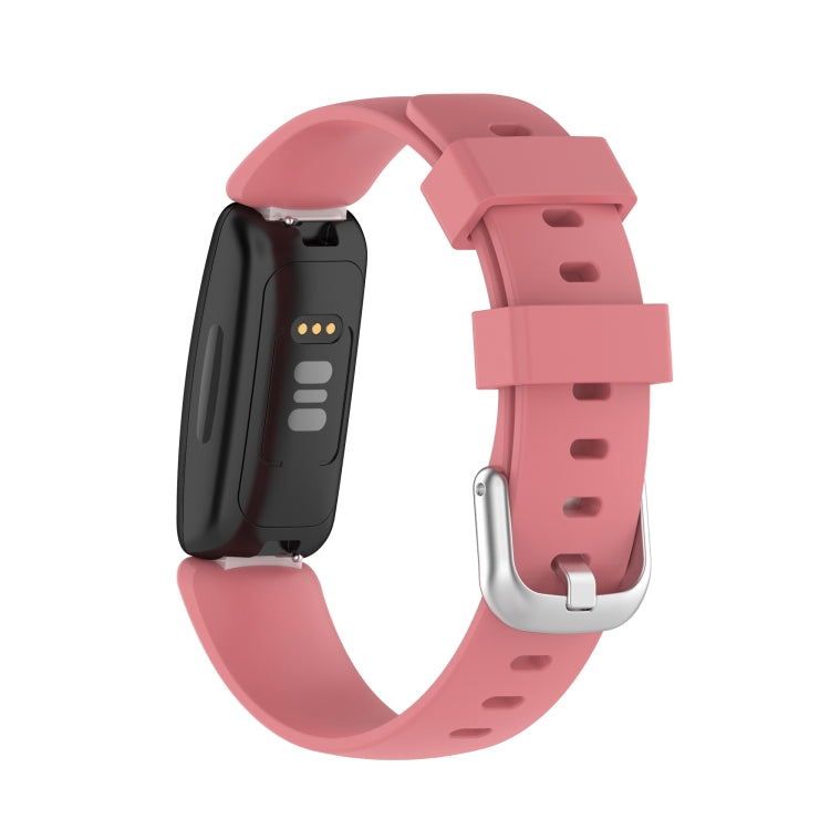 For Fitbit Inspire 2 TPE Watch Band, Size:L(Red) - Watch Bands by buy2fix | Online Shopping UK | buy2fix