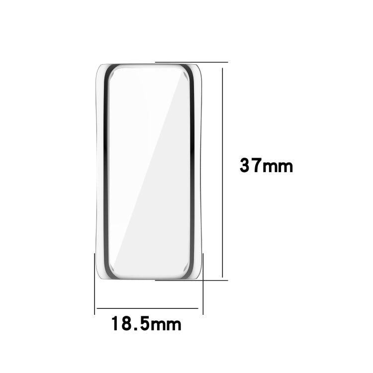 For Fitbit Inspire 2 Full Coverage PC Protective Case Cover(Grey) - Watch Cases by buy2fix | Online Shopping UK | buy2fix
