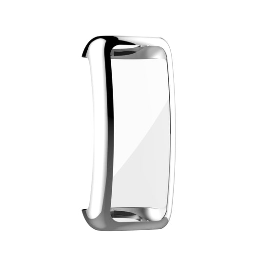 For Fitbit Inspire 2 Full Coverage TPU Protective Case Cover(Silver) by buy2fix