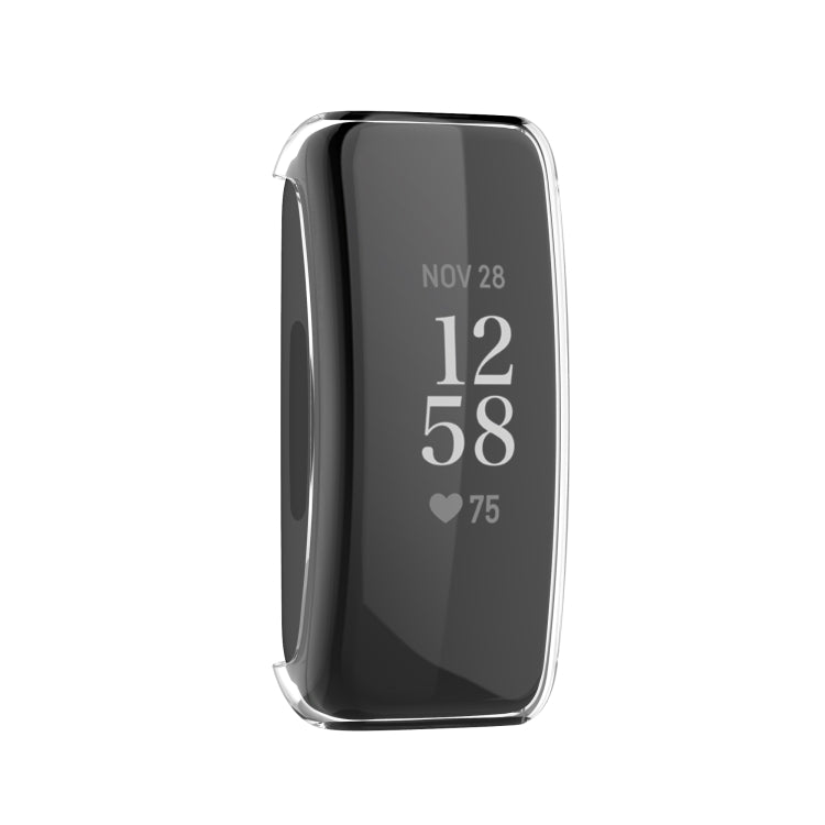 For Fitbit Inspire 2 Full Coverage TPU Protective Case Cover(Transparent) - Watch Cases by buy2fix | Online Shopping UK | buy2fix