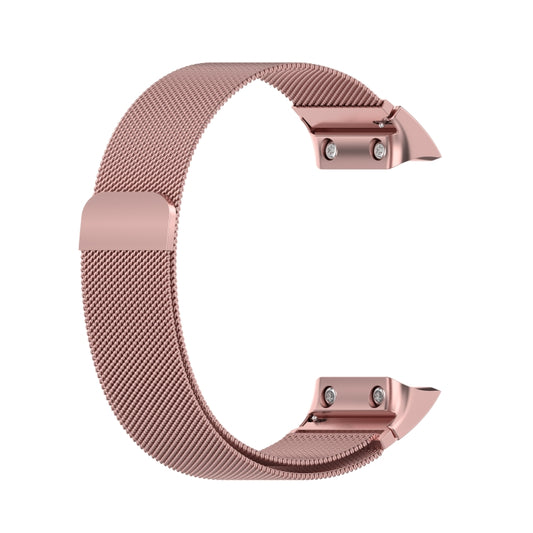 For Garmin Forerunner 35 / 30 Milanese Watch Band(Rose Pink) - Watch Bands by buy2fix | Online Shopping UK | buy2fix