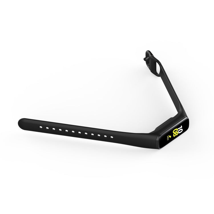 For Samsung Galaxy Fit 2 Silicone Watch Band(Black) - Watch Bands by buy2fix | Online Shopping UK | buy2fix