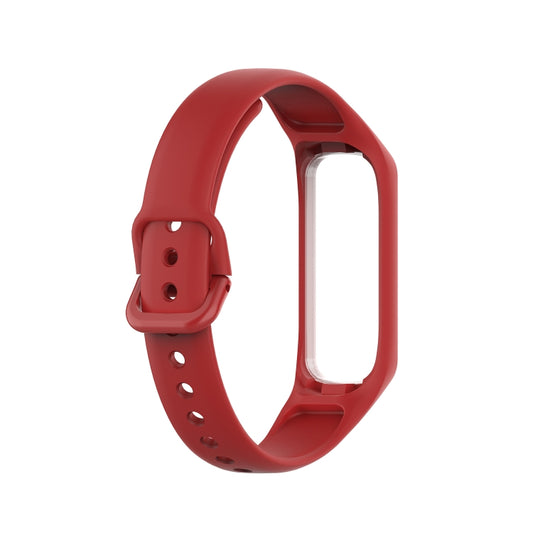 For Samsung Galaxy Fit 2 Silicone Watch Band(Red) by buy2fix