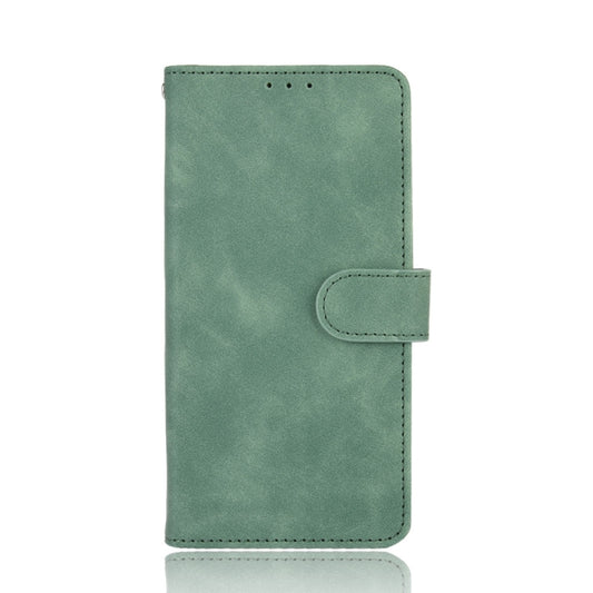 For OnePlus Nord N100 Solid Color Skin Feel Magnetic Buckle Horizontal Flip Calf Texture PU Leather Case with Holder & Card Slots & Wallet(Green) by buy2fix