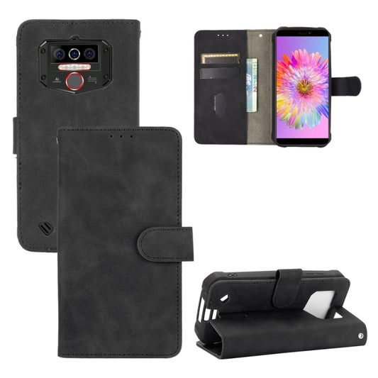 For Oukitel WP5 Solid Color Skin Feel Magnetic Buckle Horizontal Flip Calf Texture PU Leather Case with Holder & Card Slots & Wallet(Black) - More Brand by buy2fix | Online Shopping UK | buy2fix