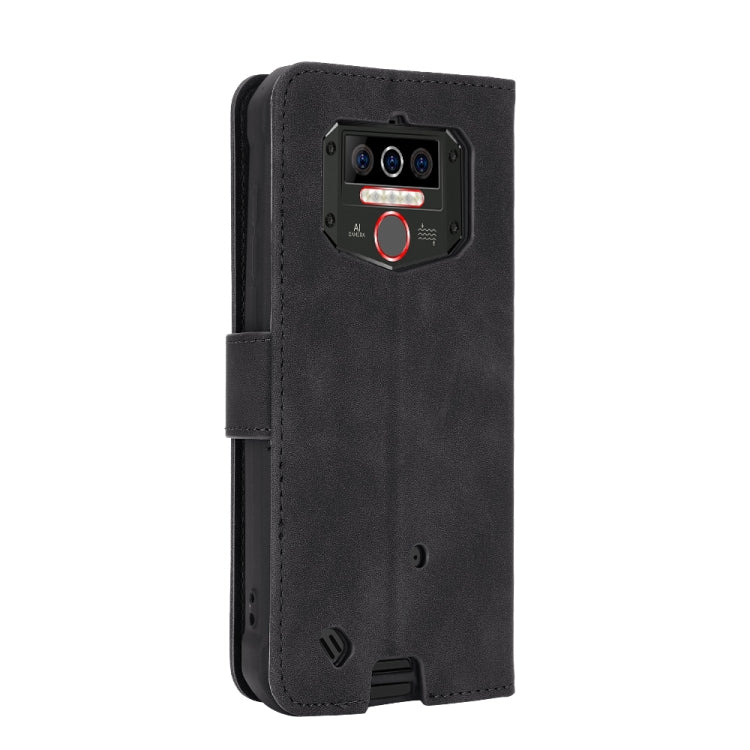 For Oukitel WP5 Solid Color Skin Feel Magnetic Buckle Horizontal Flip Calf Texture PU Leather Case with Holder & Card Slots & Wallet(Black) - More Brand by buy2fix | Online Shopping UK | buy2fix