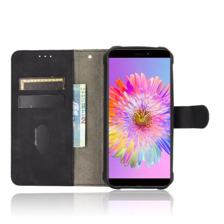 For Oukitel WP5 Solid Color Skin Feel Magnetic Buckle Horizontal Flip Calf Texture PU Leather Case with Holder & Card Slots & Wallet(Black) - More Brand by buy2fix | Online Shopping UK | buy2fix