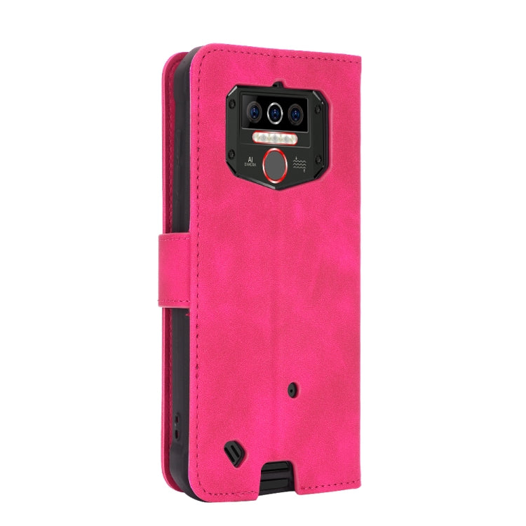 For Oukitel WP5 Solid Color Skin Feel Magnetic Buckle Horizontal Flip Calf Texture PU Leather Case with Holder & Card Slots & Wallet(Rose Red) - More Brand by buy2fix | Online Shopping UK | buy2fix