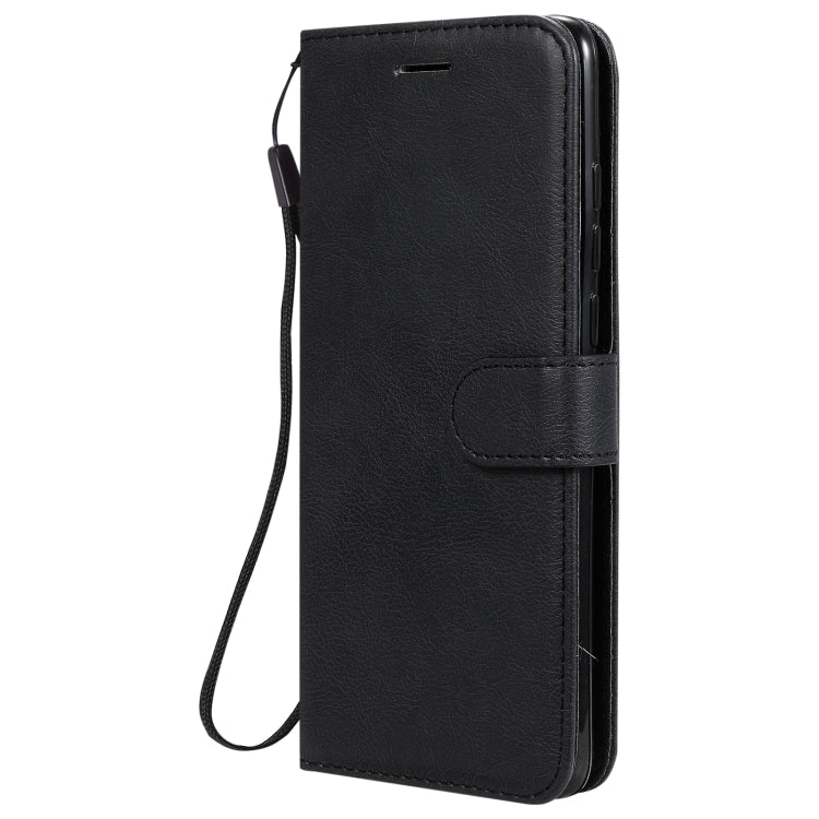 For Xiaomi Poco X3 NFC Solid Color Horizontal Flip Protective Leather Case with Holder & Card Slots & Wallet & Photo Frame & Lanyard(Black) - Xiaomi Cases by buy2fix | Online Shopping UK | buy2fix