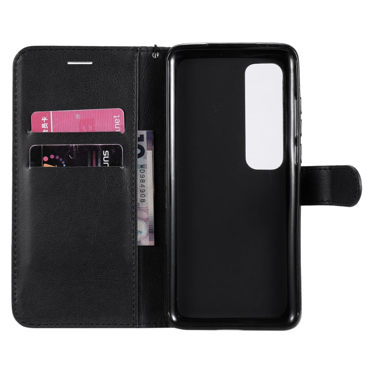 For Xiaomi Poco X3 NFC Solid Color Horizontal Flip Protective Leather Case with Holder & Card Slots & Wallet & Photo Frame & Lanyard(Black) - Xiaomi Cases by buy2fix | Online Shopping UK | buy2fix