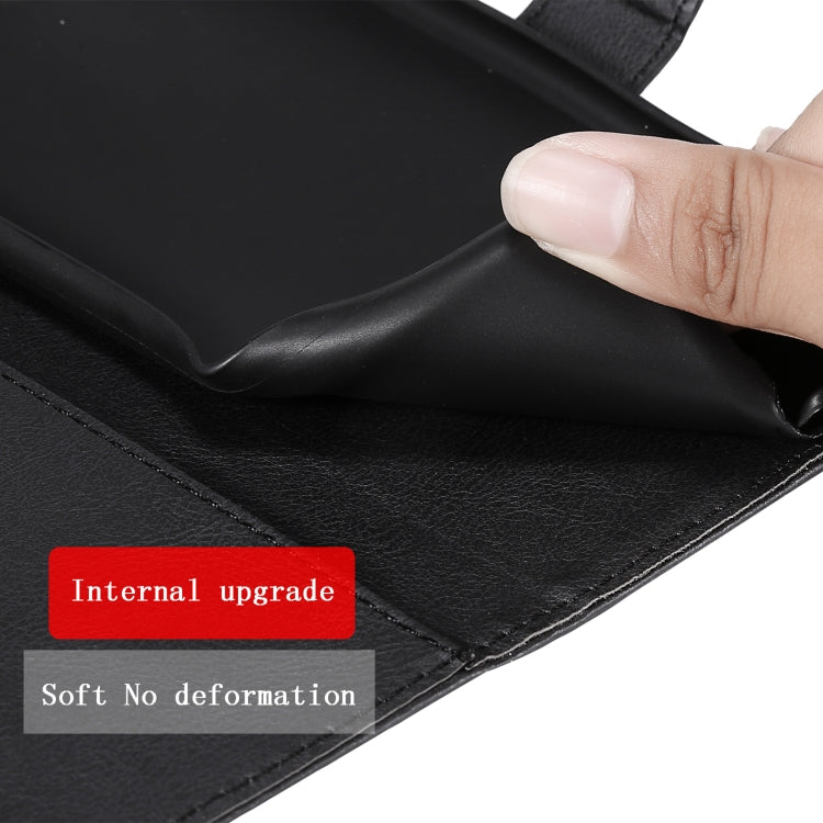 For Xiaomi Poco X3 NFC Solid Color Horizontal Flip Protective Leather Case with Holder & Card Slots & Wallet & Photo Frame & Lanyard(Black) - Xiaomi Cases by buy2fix | Online Shopping UK | buy2fix