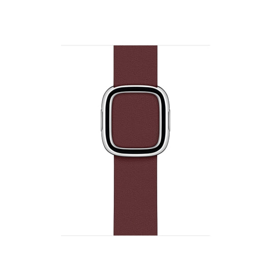 Modern Style Leather Watch Band For Apple Watch 42mm / 41mm / 40mm / 38mm(Coffee) by buy2fix
