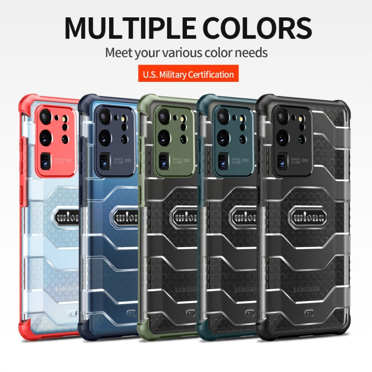 For Samsung Galaxy S20 Ultra wlons Explorer Series PC+TPU Protective Case(Dark Green) by wlons