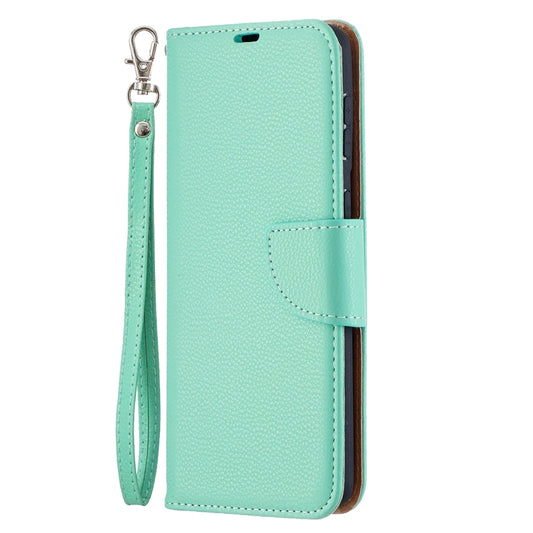 For Samsung Galaxy S21+ 5G Litchi Texture Pure Color Horizontal Flip Leather Case with Holder & Card Slots & Wallet & Lanyard(Green) by buy2fix