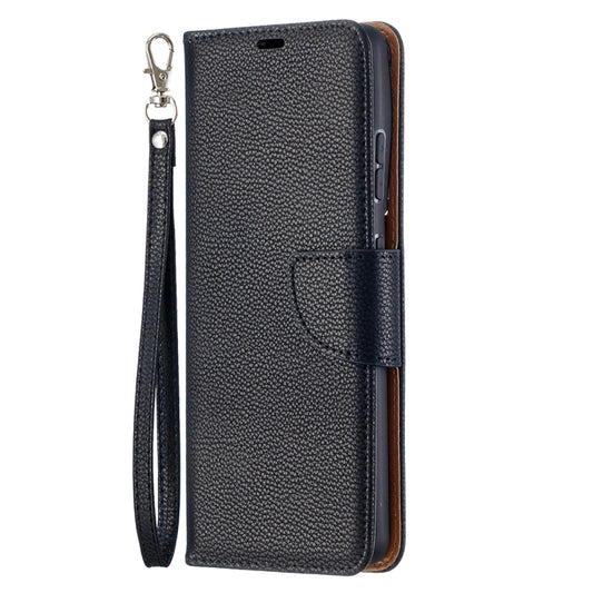 For Samsung Galaxy S21 Ultra 5G Litchi Texture Pure Color Horizontal Flip Leather Case with Holder & Card Slots & Wallet & Lanyard(Black) by buy2fix