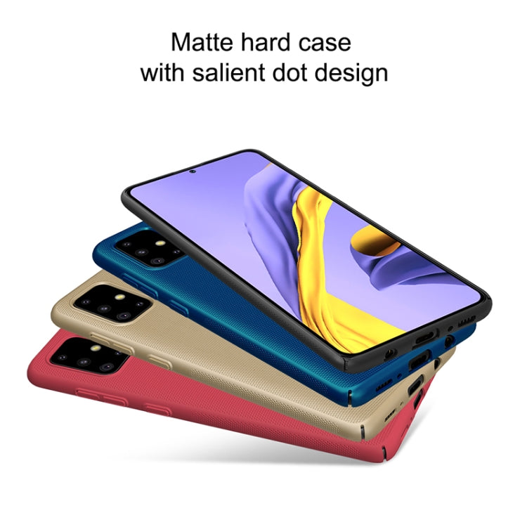 For Samsung Galaxy A51 NILLKIN Frosted Concave-convex Texture PC Case(Black) - Galaxy Phone Cases by NILLKIN | Online Shopping UK | buy2fix
