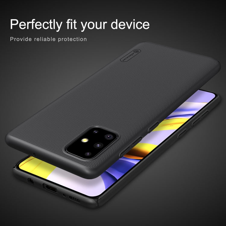 For Samsung Galaxy A51 NILLKIN Frosted Concave-convex Texture PC Case(Black) - Galaxy Phone Cases by NILLKIN | Online Shopping UK | buy2fix