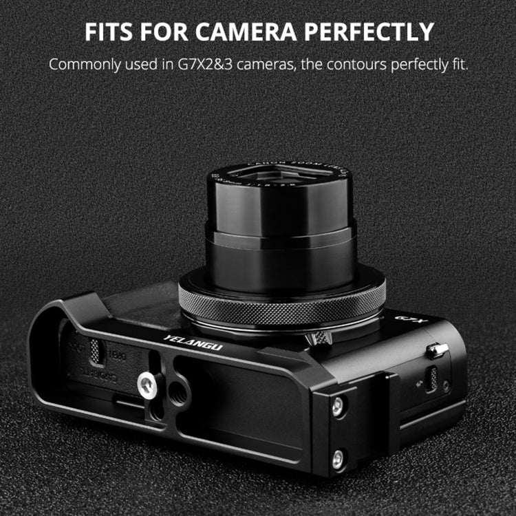 YELANGU CL9 Camera Expansion Board L Plate for Canon G7X2/ G7X23 - L-Bracket by YELANGU | Online Shopping UK | buy2fix