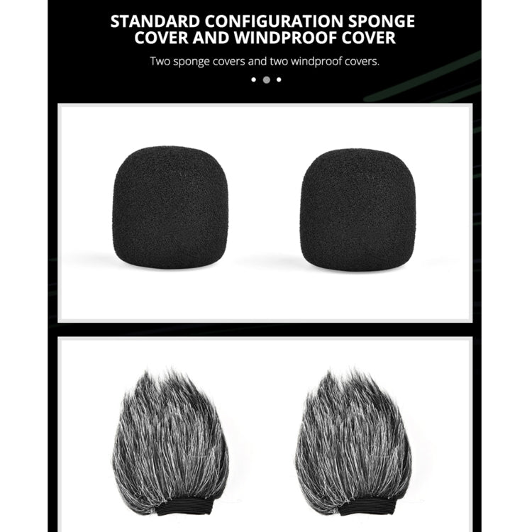 YELANGU MIC11 SLR Camera Mobile Phone Two-way Recording Microphone - Microphone by YELANGU | Online Shopping UK | buy2fix