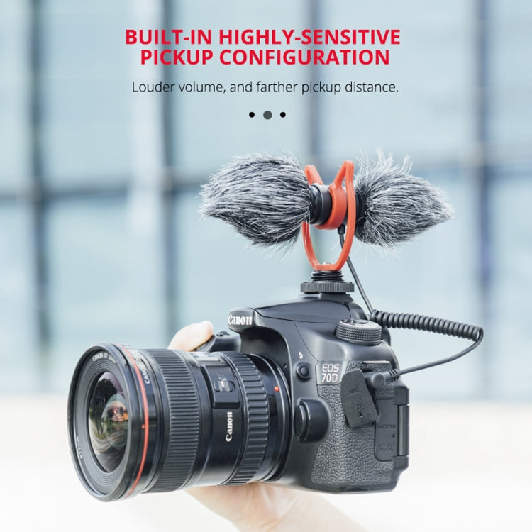 YELANGU MIC11 SLR Camera Mobile Phone Two-way Recording Microphone - Microphone by YELANGU | Online Shopping UK | buy2fix