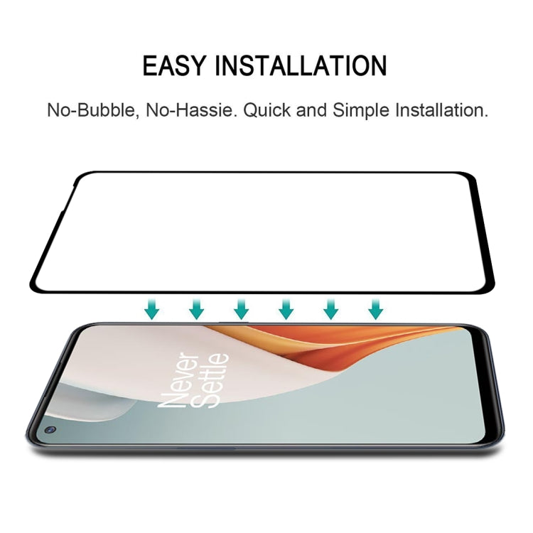 For OnePlus Nord N100 Full Glue Full Screen Tempered Glass Film - OnePlus Tempered Glass by buy2fix | Online Shopping UK | buy2fix