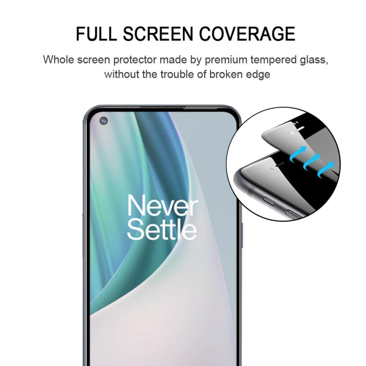 For OnePlus Nord N10 5G Full Glue Full Screen Tempered Glass Film - OnePlus Tempered Glass by buy2fix | Online Shopping UK | buy2fix