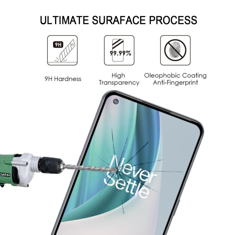 For OnePlus Nord N10 5G Full Glue Full Screen Tempered Glass Film - OnePlus Tempered Glass by buy2fix | Online Shopping UK | buy2fix