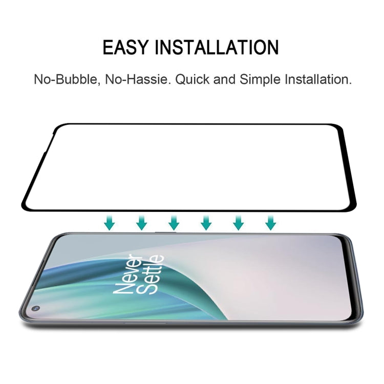 For OnePlus Nord N10 5G Full Glue Full Screen Tempered Glass Film - OnePlus Tempered Glass by buy2fix | Online Shopping UK | buy2fix