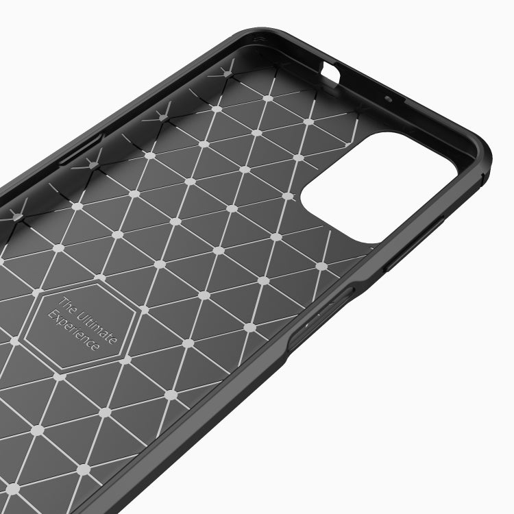 For Motorola Moto G9 Plus Brushed Texture Carbon Fiber TPU Case(Red) - Motorola Cases by buy2fix | Online Shopping UK | buy2fix