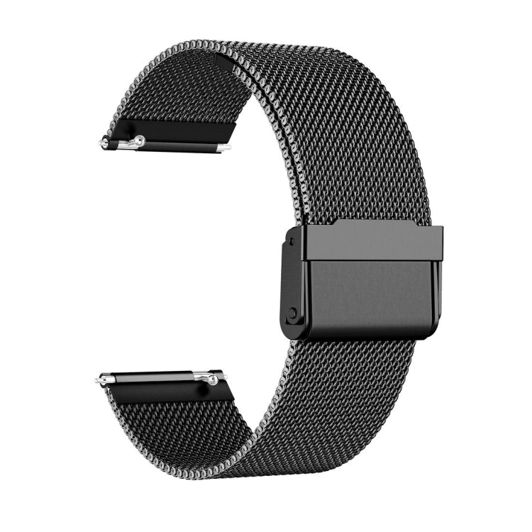 For Suunto 9 Milanese Nice Buckle Replacement Wrist Strap Watchband(Black) - by buy2fix | Online Shopping UK | buy2fix